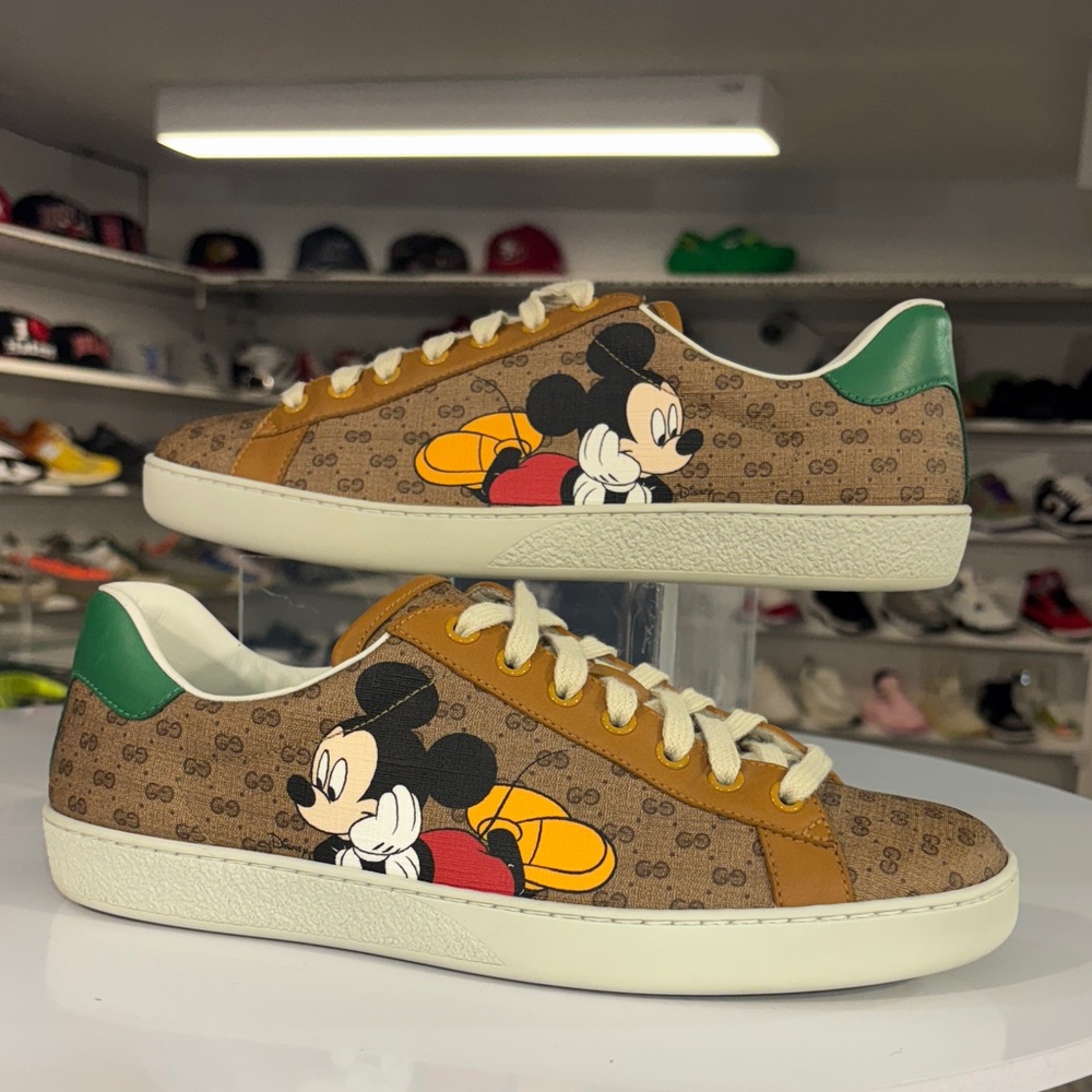 Gucci x Ace Disney Mickey Mouse Sneakers size 7